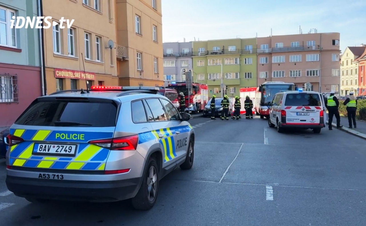 В Праге автобус сбил женщину