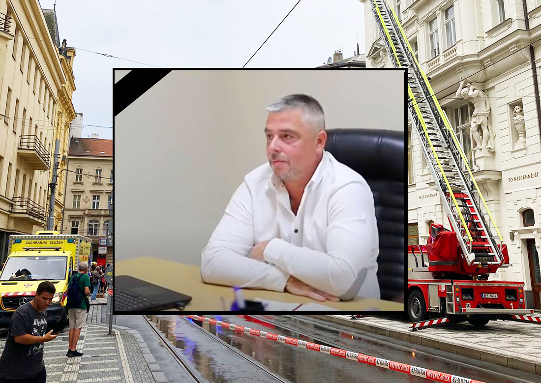 Погибшим в результате падения карниза в центре Праги оказался украинский врач