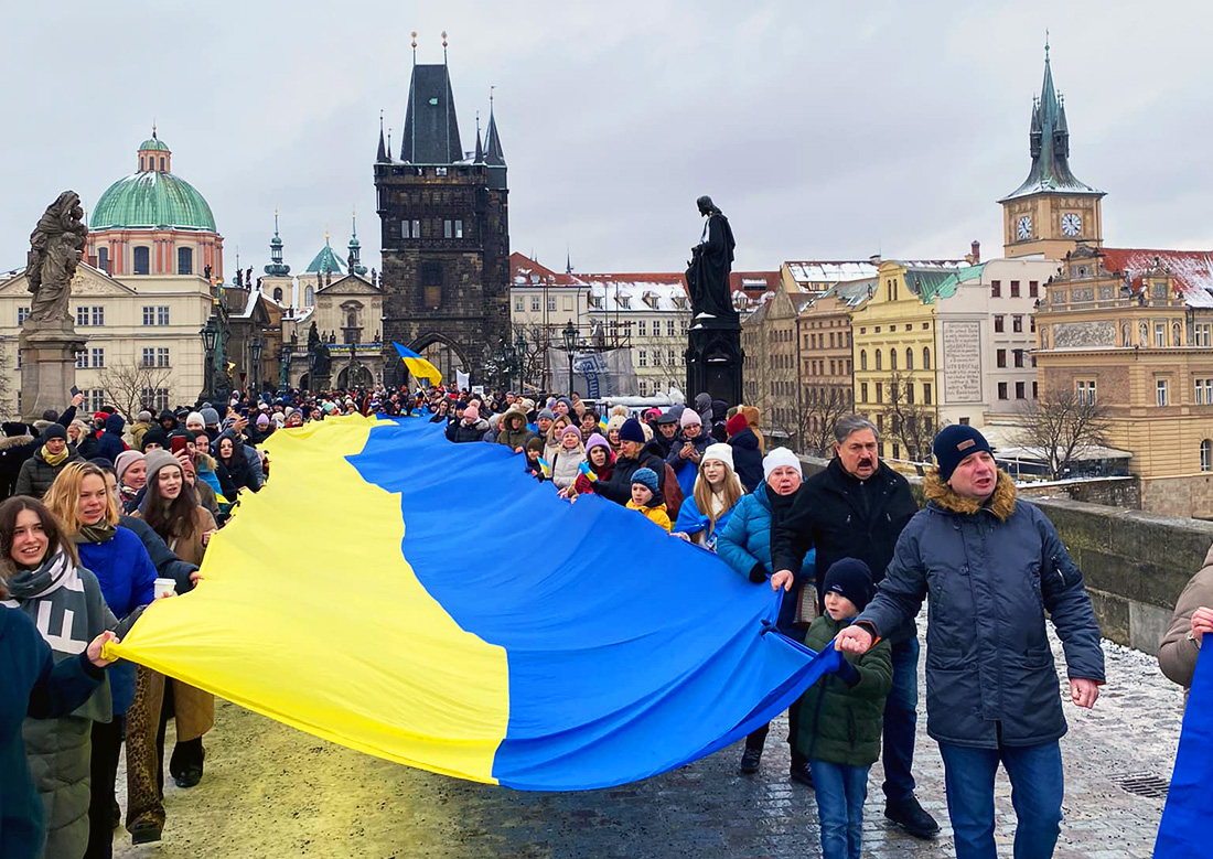 В центре Праги символически отметят День соборности Украины