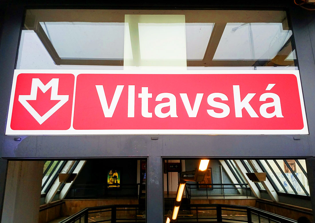 Прага построит второй выход со станции метро Vltavská