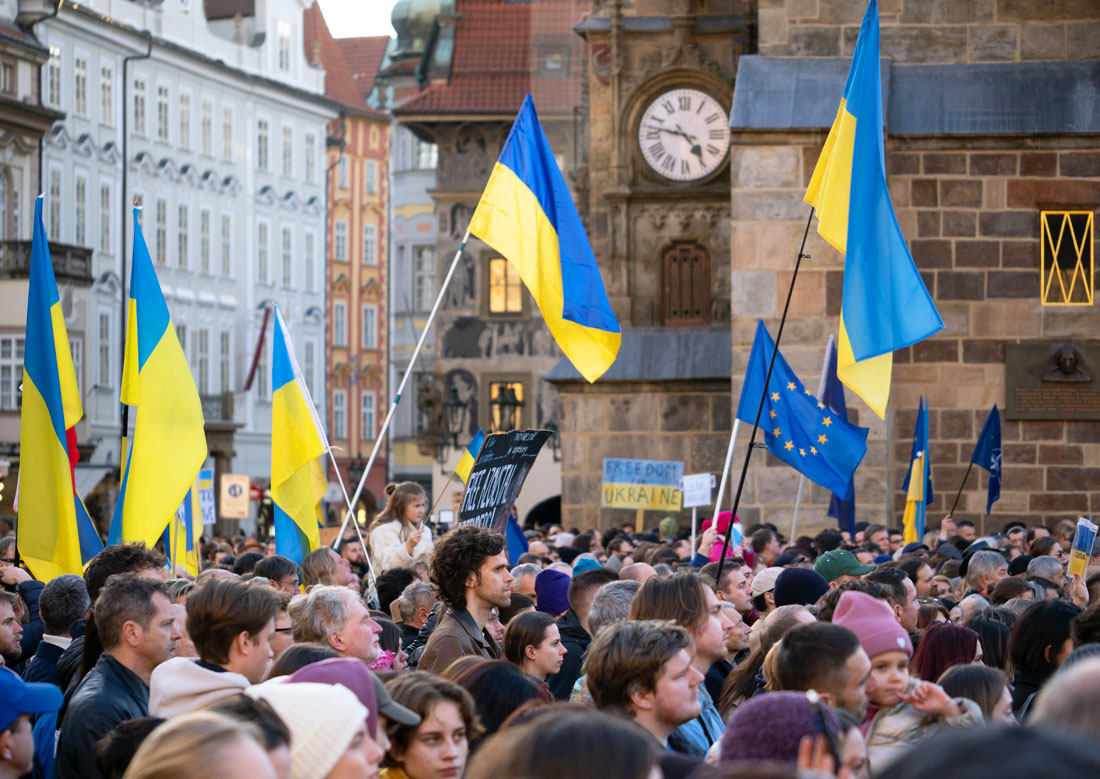 В воскресенье в Праге пройдет масштабный митинг в поддержку Украины