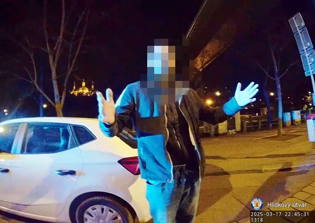 В Праге пьяный водитель-иностранец предложил полицейским смешную сделку: видео