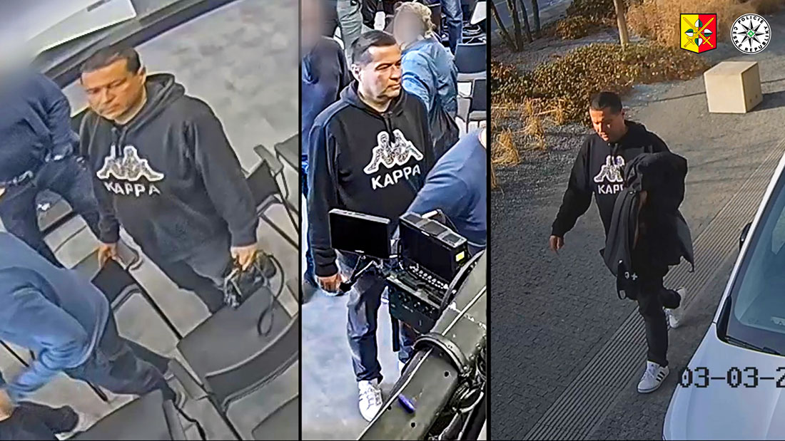 В Праге участник массовки украл сумочку из съемочной студии: видео
