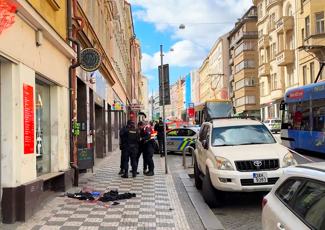 В центре Праги произошла поножовщина с участием иностранцев