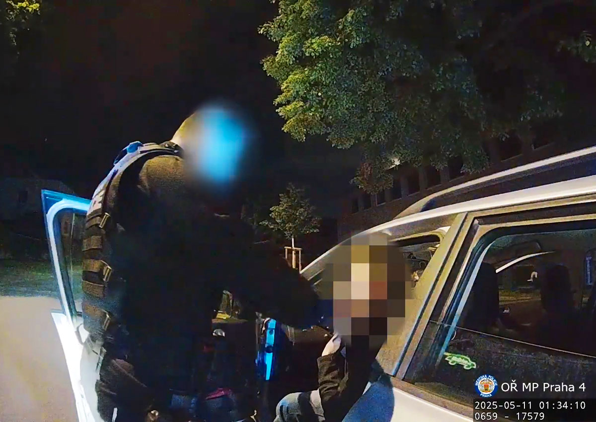 В Праге полиция остановила вдрызг пьяного водителя-иностранца: видео