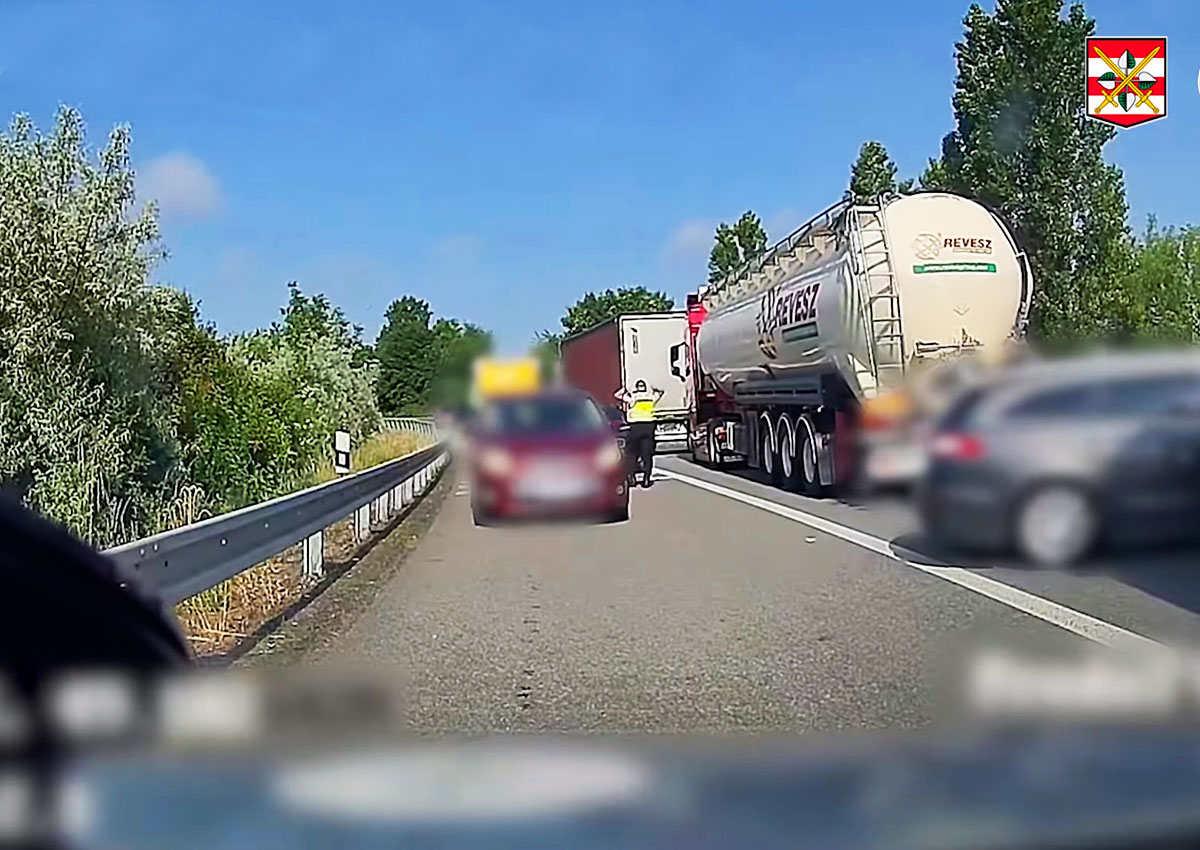 В Чехии «самые умные» водители заблокировали дорогу спасателям: видео