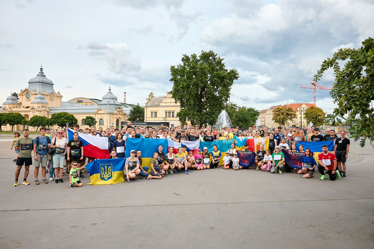 В Праге состоялся забег в память о защитниках Украины: фото