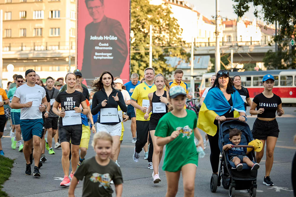 В субботу в Праге состоится забег в память о защитниках Украины