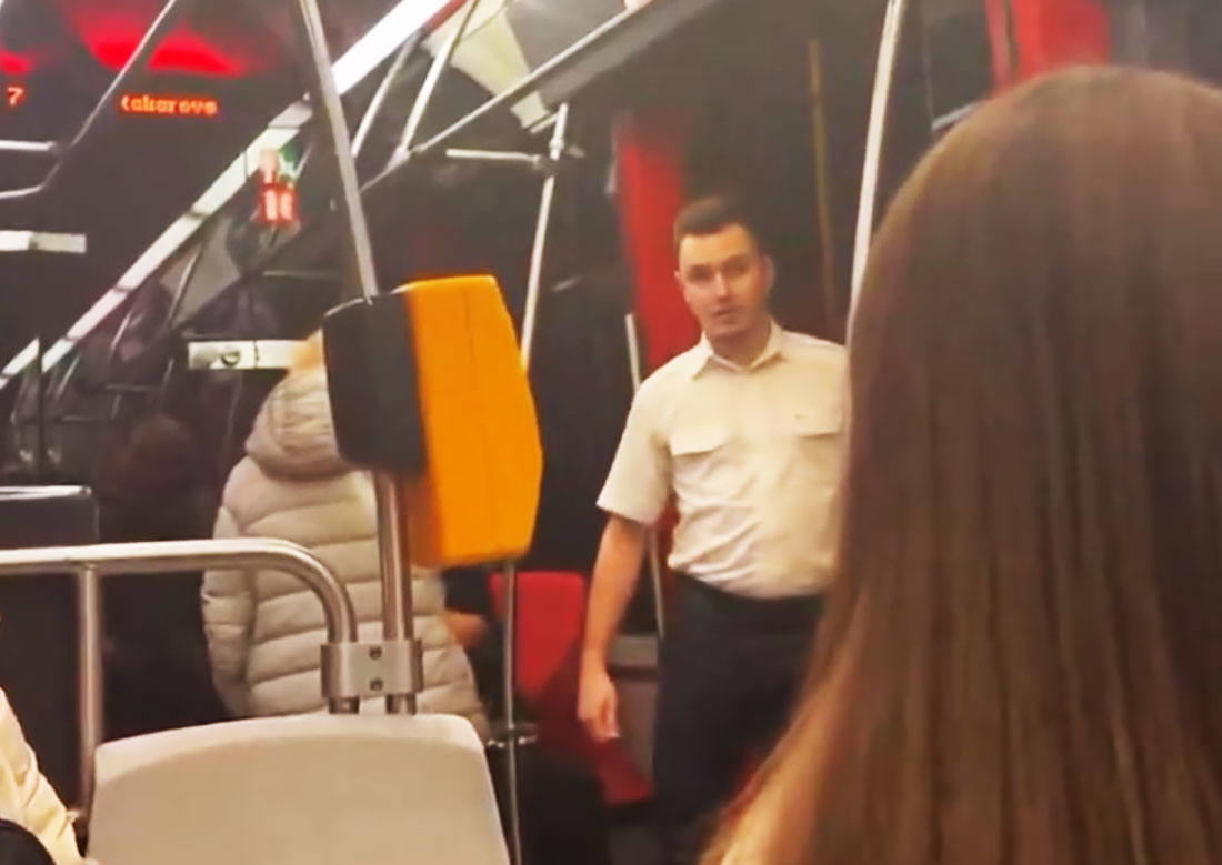 В Праге начался суд над водителем трамвая, ударившим украинского пассажира
