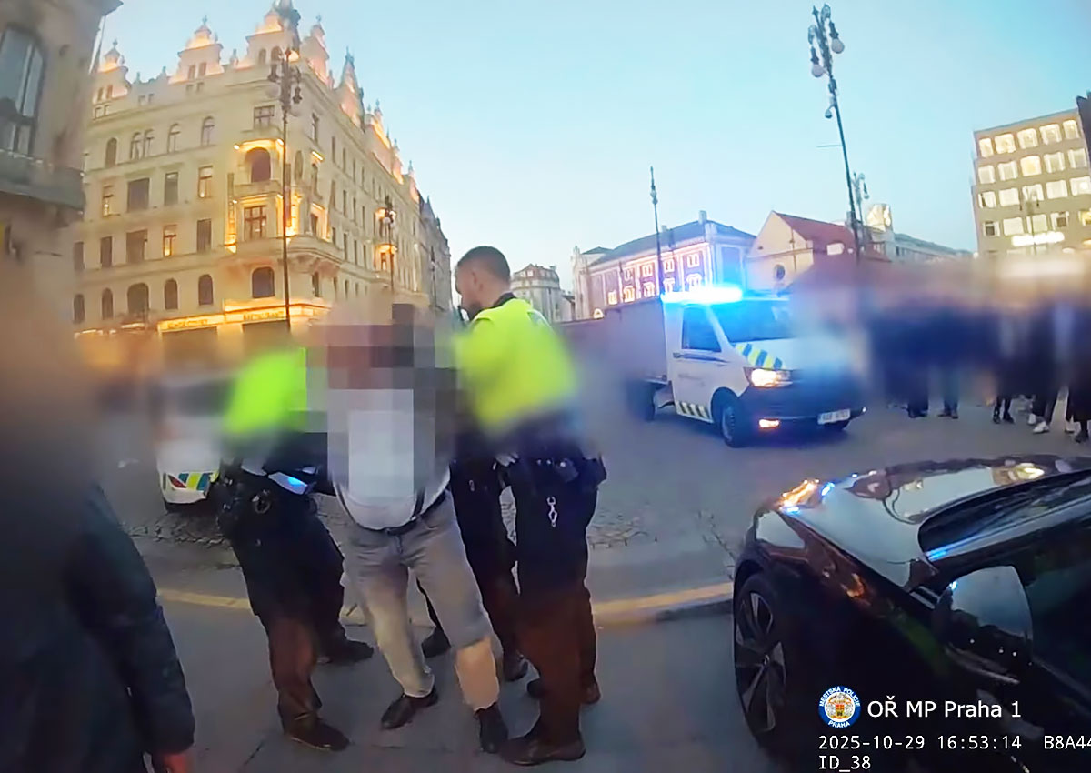 В Праге водитель обложил русским матом полицейского и нарвался на задержание: видео
