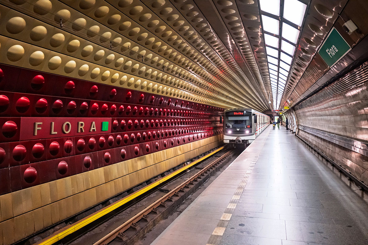 Станцию пражского метро Flora закроют на 10 месяцев. Названа дата