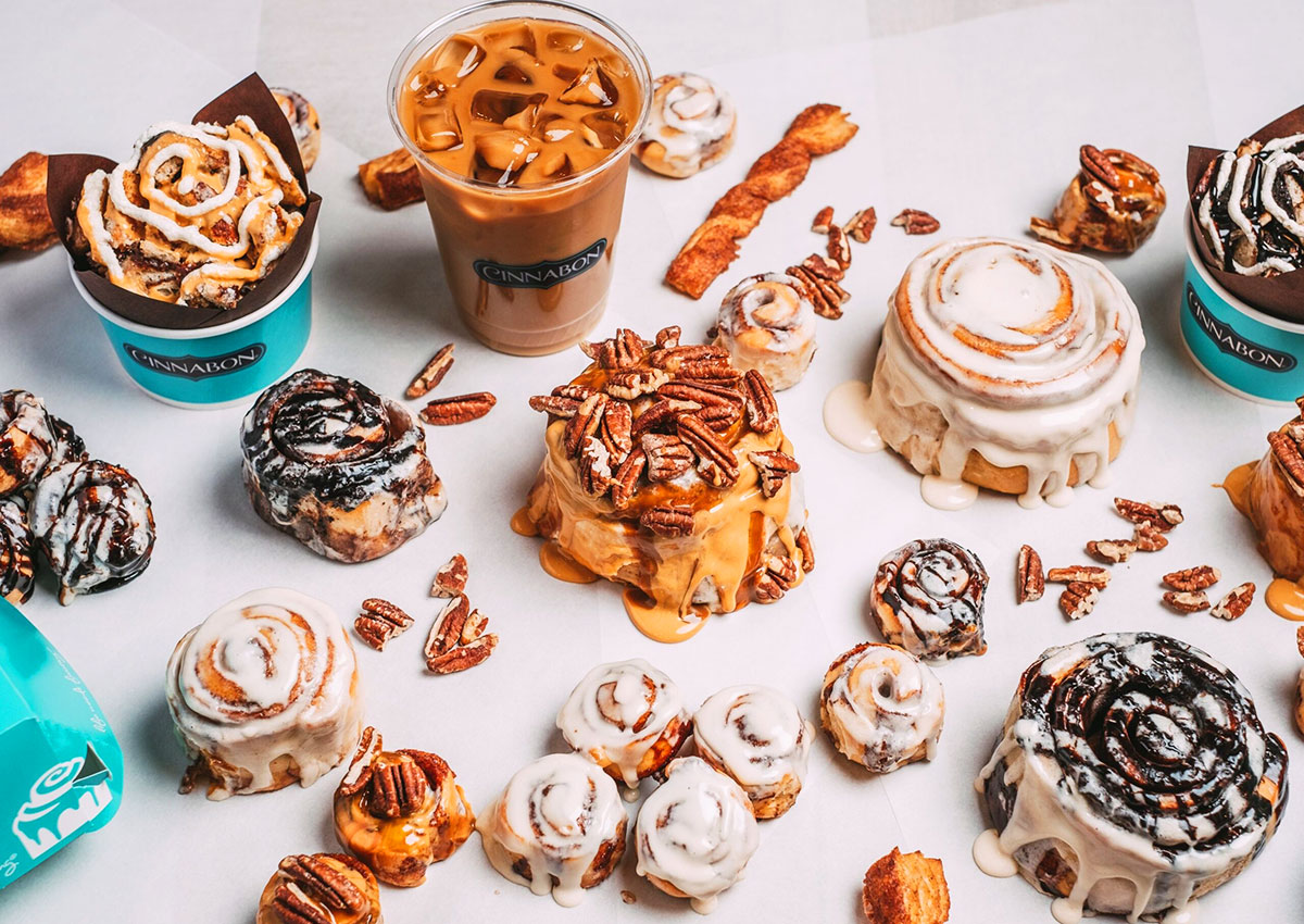 Cinnabon – всемирно известные булочки с корицей в центре Праги