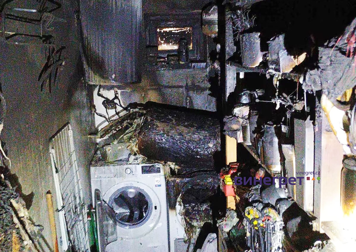 Счастье в несчастье: в Чехии пожар в доме потушил прогоревший бойлер