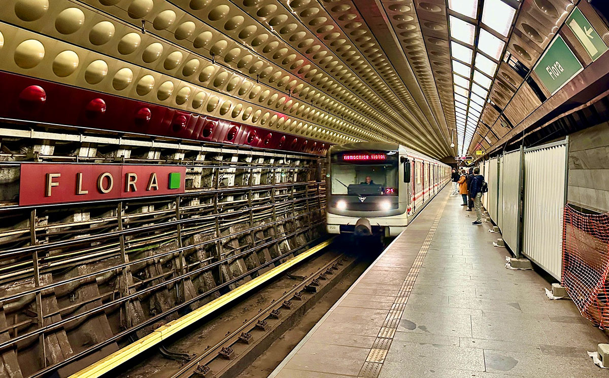 Станцию пражского метро Flora закроют на 10 месяцев
