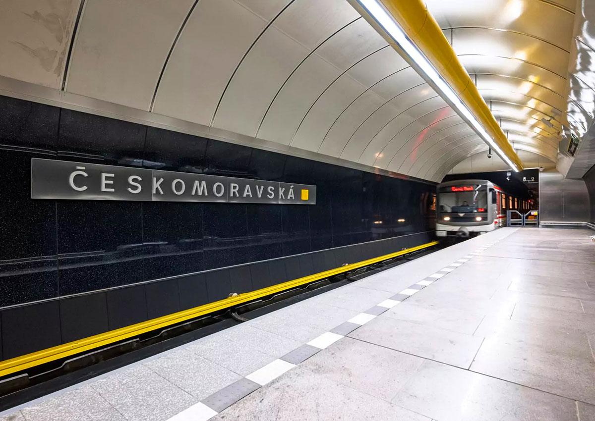 В Праге после реконструкции открылась станция метро Českomoravská: фото и видео