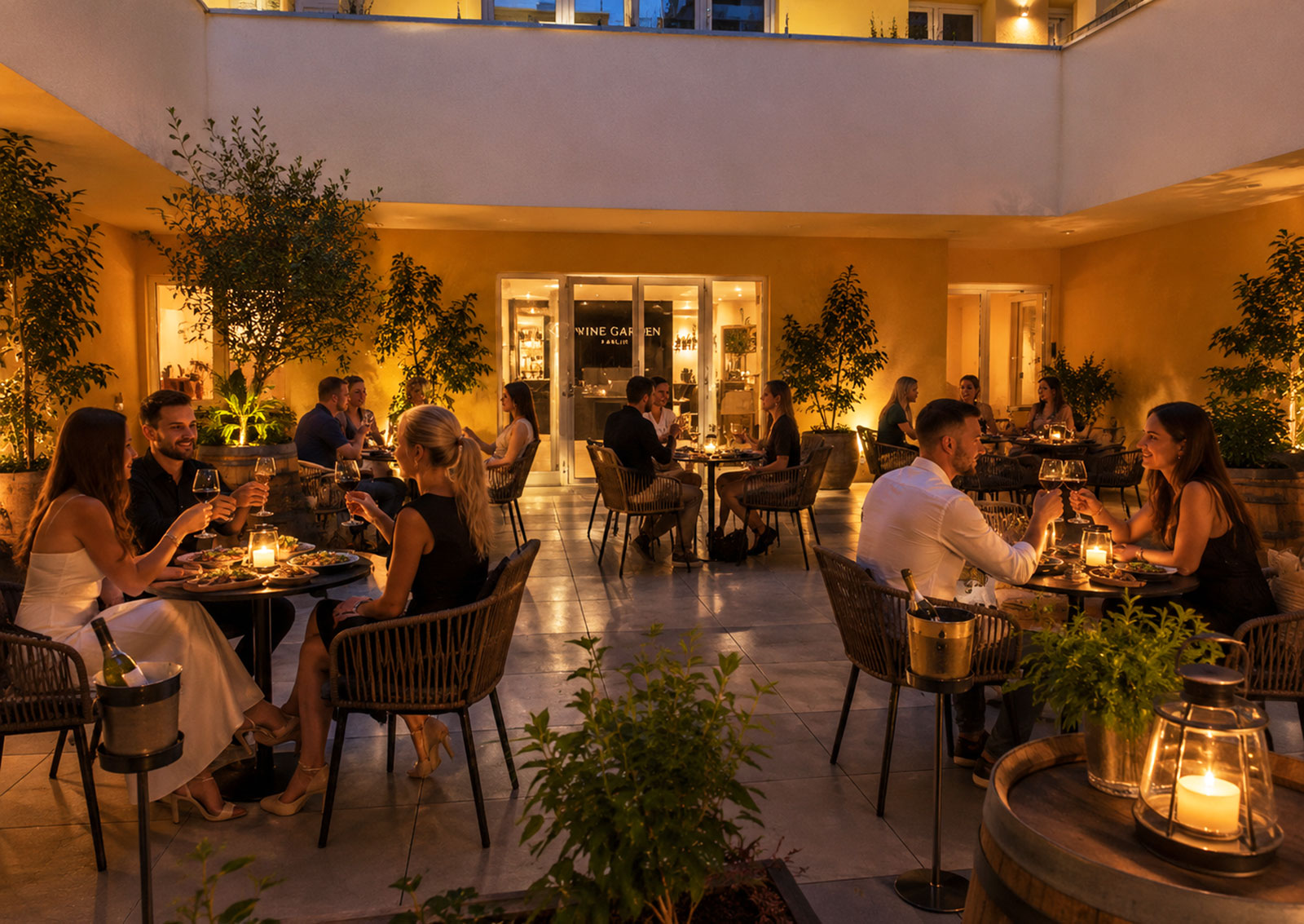 В Праге открывается новый винный дворик Wine Garden Karlín