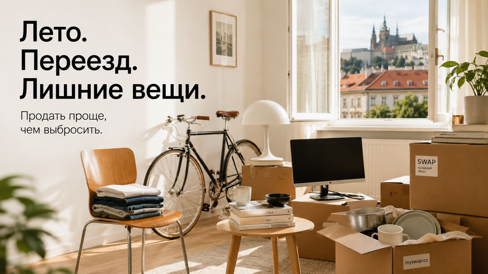 Лето, переезд и разбор шкафа: как продать ненужные вещи в Чехии, если не говоришь по-чешски 