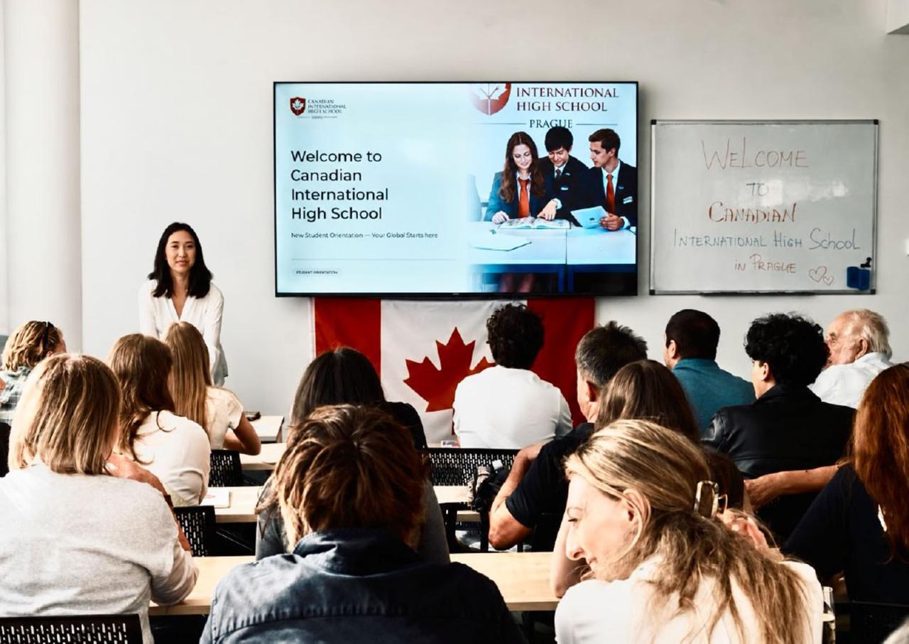 1 сентября в Canadian International High School in Prague: здесь начинается новая история