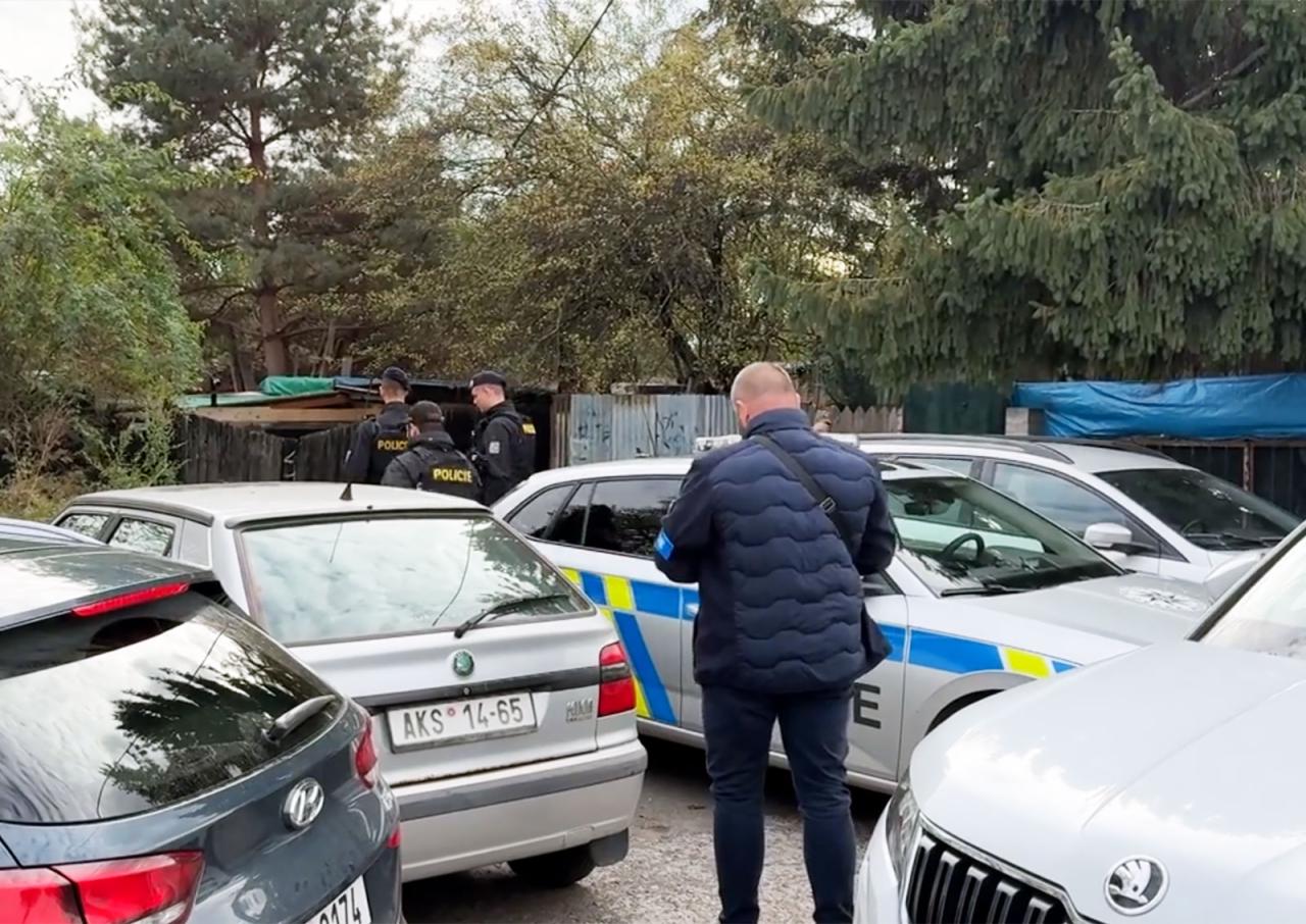 В Праге обнаружили человеческий скелет 