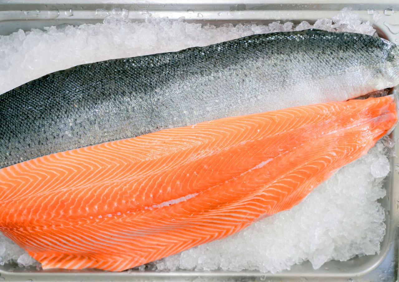 Европейские производители начали кормить лососей куриными субпродуктами