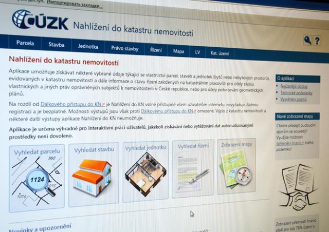 Интернет-портал кадастра недвижимости Чехии: поиск информации