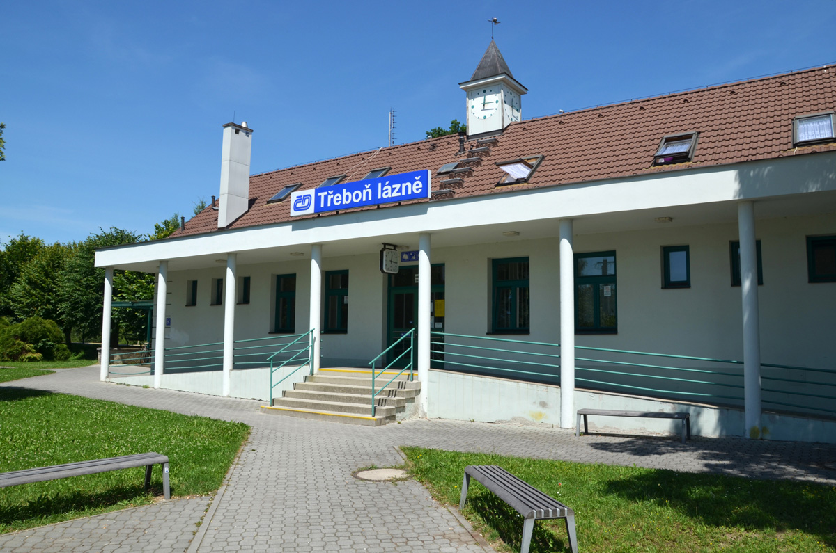 Железнодорожная станция Třeboň lázně