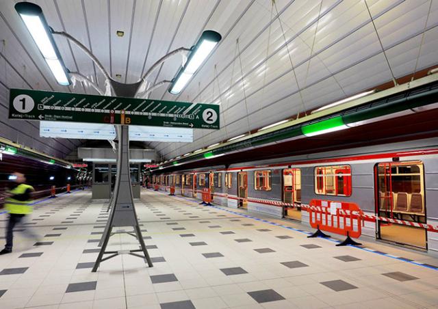 Фото: в Праге прошли испытания нового участка «зеленой» ветки метро