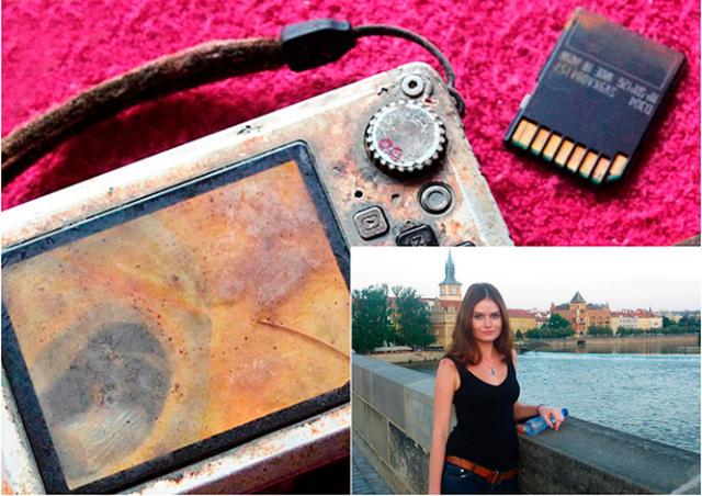 Найдена хозяйка фотоаппарата, пять лет пролежавшего на дне Влтавы