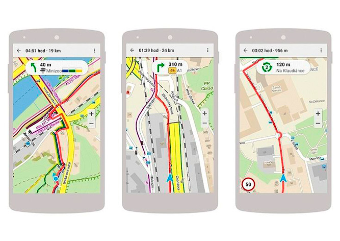 В сервисе Mapy.cz  появилась функция голосового навигатора