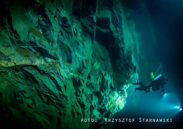 В Чехии обнаружена самая глубокая подводная пещера в мире