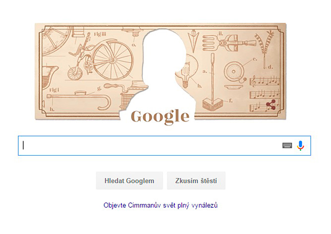 Google отметил юбилей чешского гения Яры Цимрмана