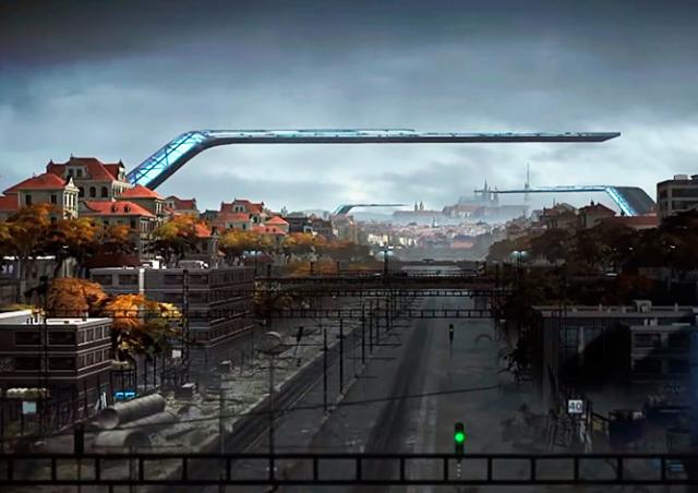 Видео: какой будет Прага в 2029 году по версии авторов новой Deus Ex