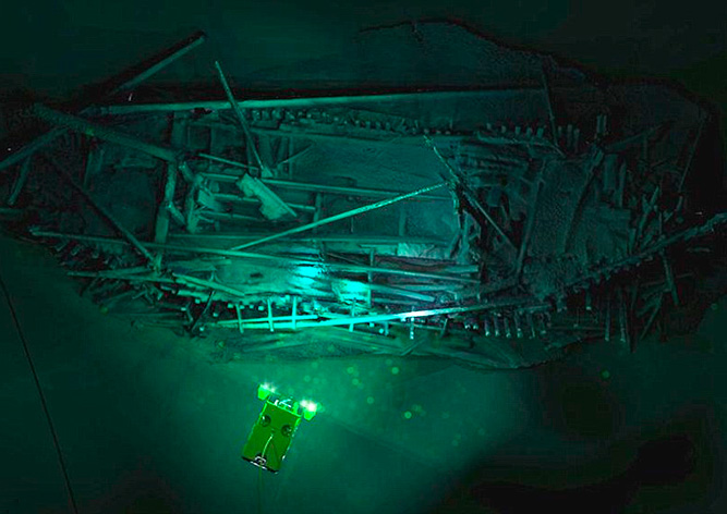 На дне Чёрного моря обнаружили кладбище из 40 древних кораблей
