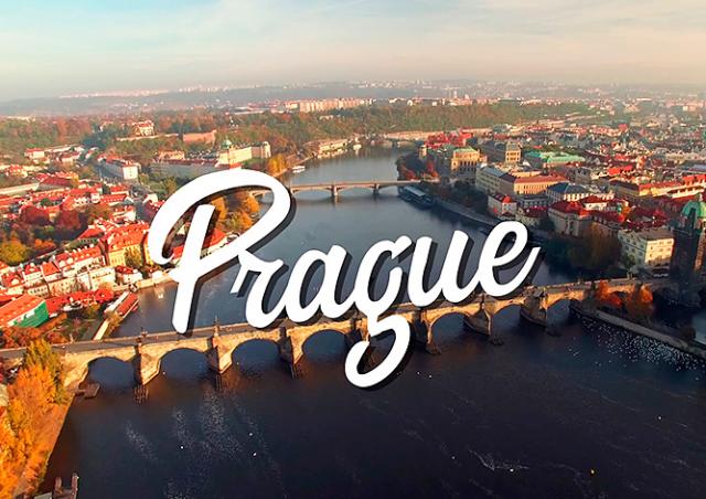 Видео: осенняя Прага с высоты птичьего полета