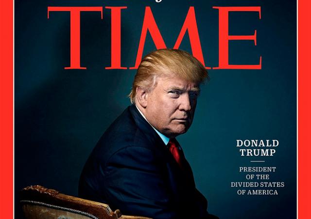 «Человеком года» по версии Time стал Дональд Трамп