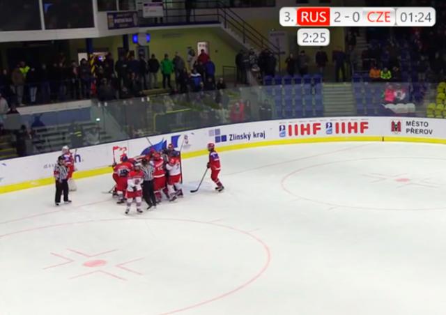 Россиянки подрались с чешками на чемпионате мира по хоккею